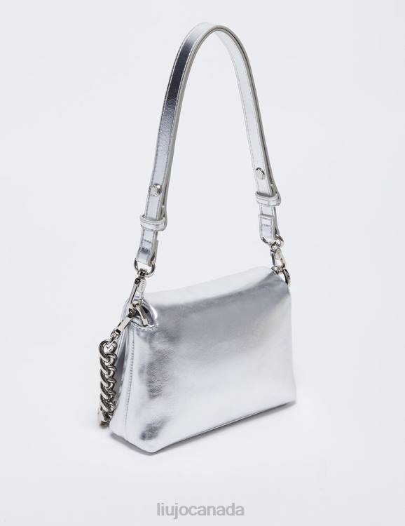 Bags Liu Jo Small Foil-Effect Lapuffy Bag Women F606603