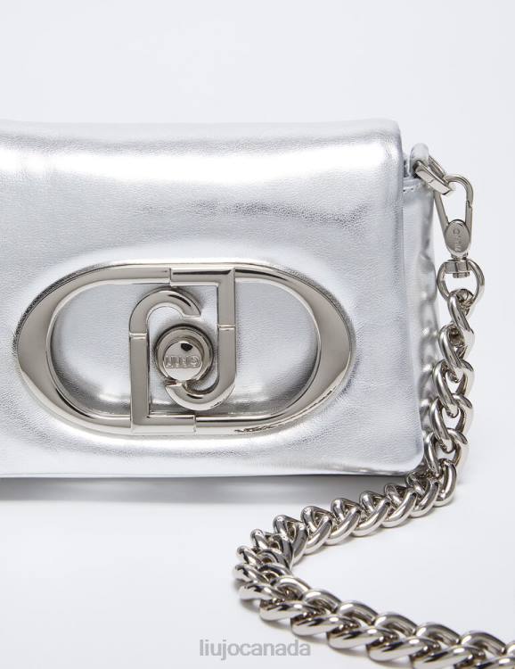 Bags Liu Jo Small Foil-Effect Lapuffy Bag Women F606603