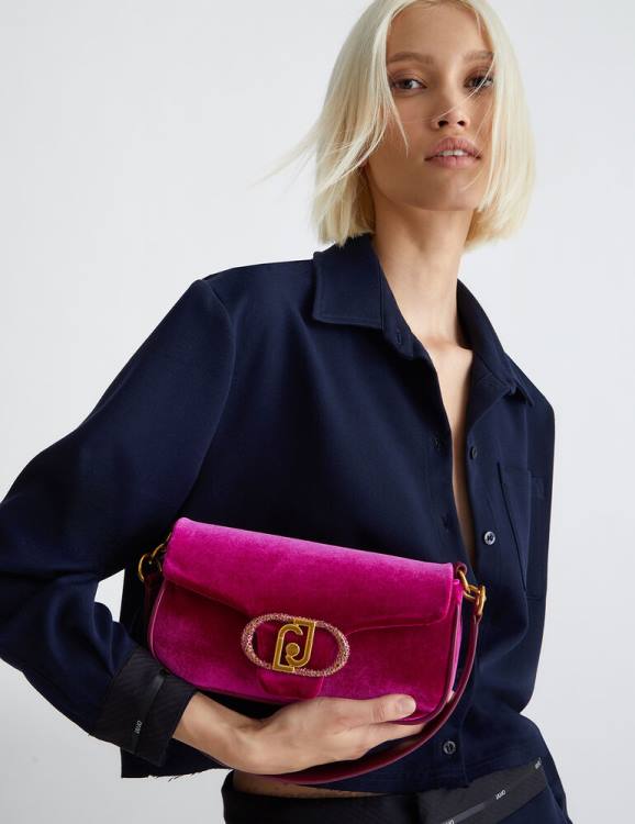Bags Liu Jo Velvet Handbag Women F6061687