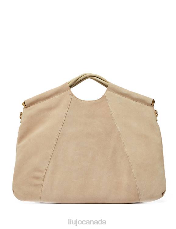 Bags Liu Jo Leather Shopping Bag With Fringes Women F6062629