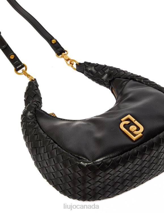 Bags Liu Jo Braided Shoulder Bag With Logo Women F6062714