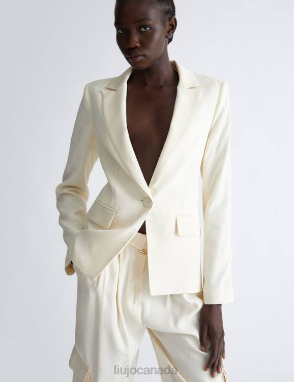 Clothing Liu Jo Better Jacquard Blazer Women F6061218