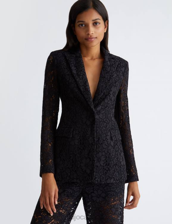 Clothing Liu Jo Black Lace Blazer Women F6061220