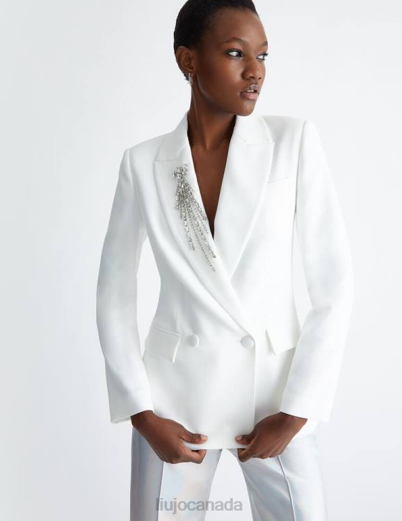 Clothing Liu Jo Blazer With Bejewelled Detailing Women F606624