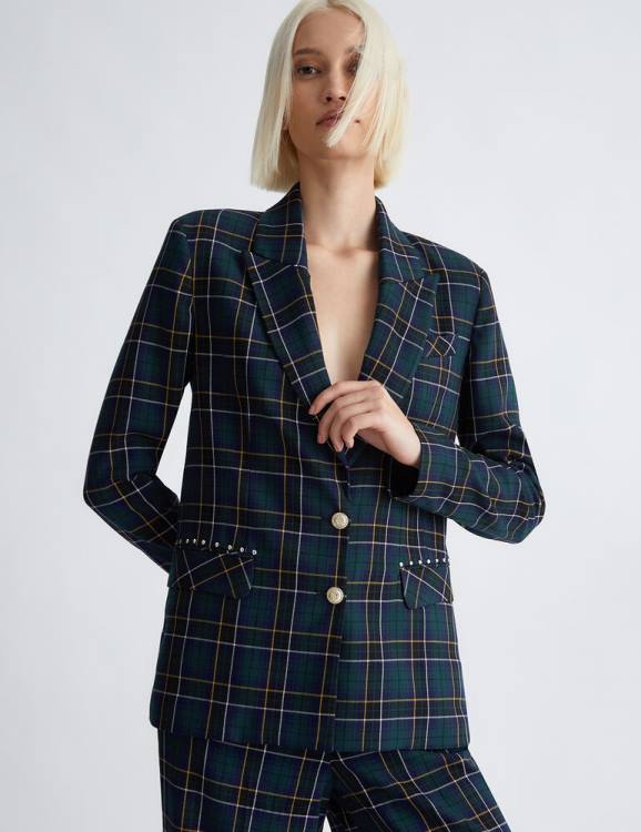Clothing Liu Jo Check Blazer Women F6061110