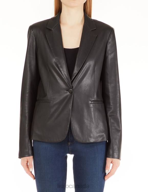 Clothing Liu Jo Coated Fabric Blazer Women F6062551