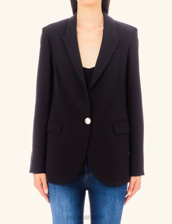 Clothing Liu Jo High-Tech Stretch Fabric Blazer Women F6062659