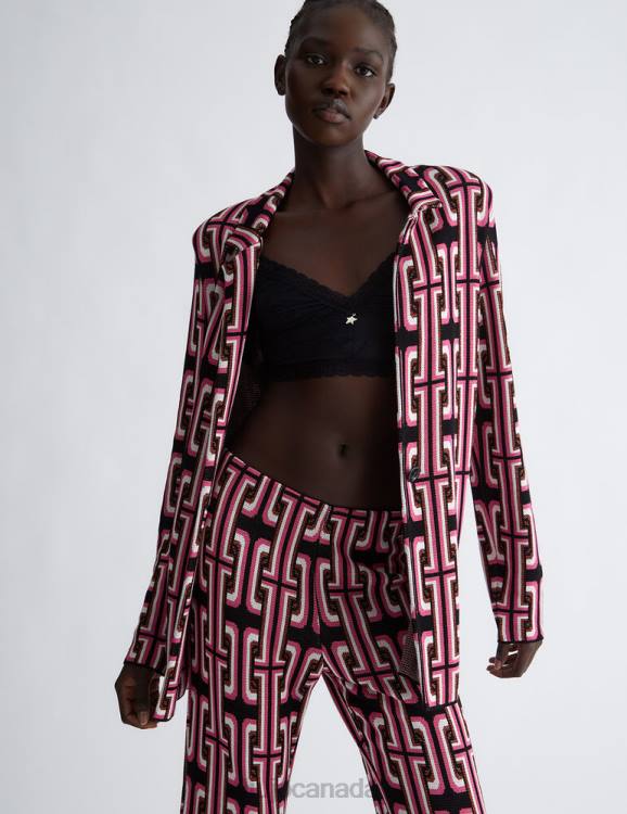 Clothing Liu Jo Jacquard Blazer Women F6061150