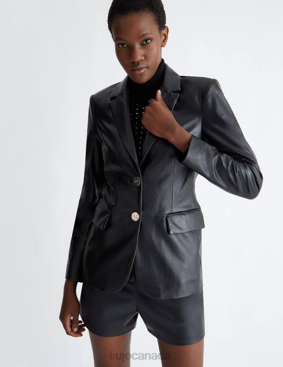 Clothing Liu Jo Leather Blazer Women F6061096