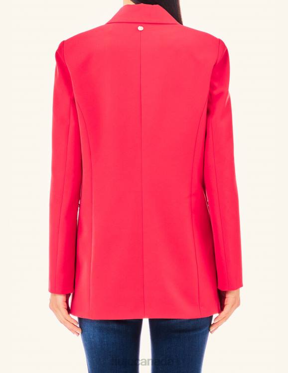 Clothing Liu Jo Long-Line Double-Breasted Blazer Women F6062568
