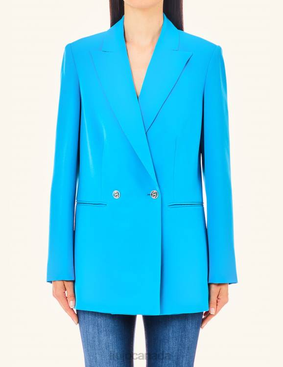 Clothing Liu Jo Long-Line Double-Breasted Blazer Women F6062570