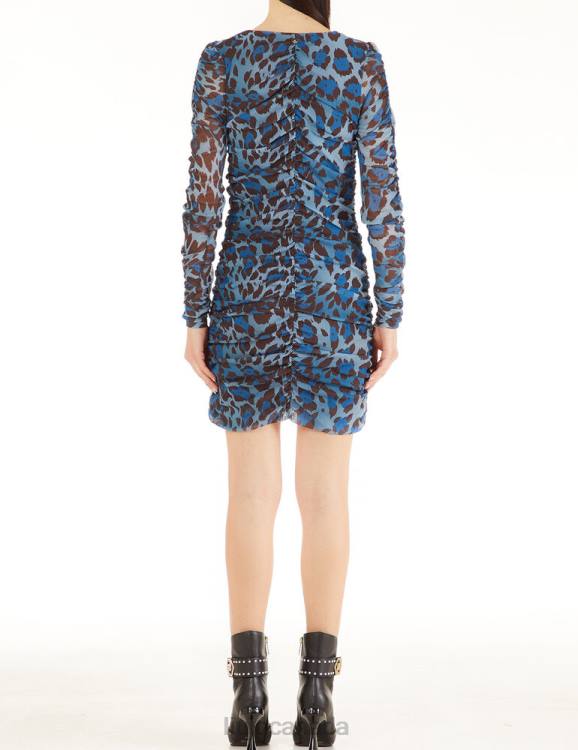 Clothing Liu Jo Animal-Print Cocktail Dress In Tulle Women F6062636