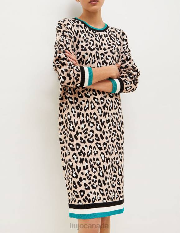 Clothing Liu Jo Animal-Print Jacquard Dress Women F6062586