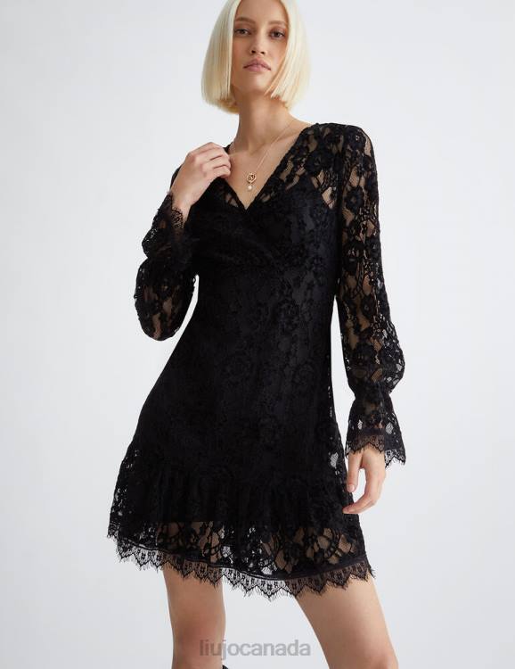 Clothing Liu Jo Black Lace Dress Women F606555