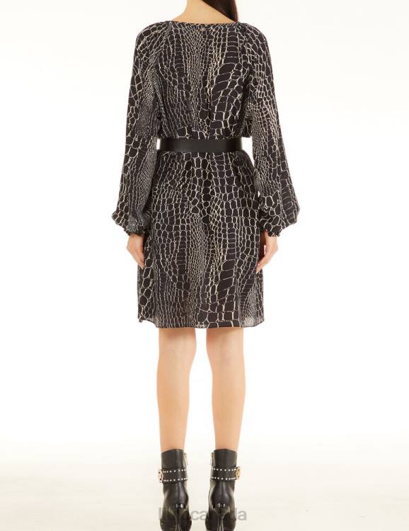 Clothing Liu Jo Crepe De Chine Cocktail Dress Women F6062501
