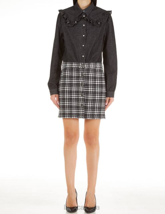 Clothing Liu Jo Denim Shirt Dress Women F6062604