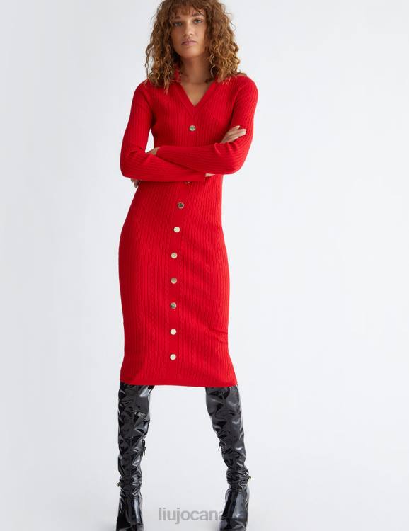 Clothing Liu Jo Eco-Friendly Knit Dress Women F6061231