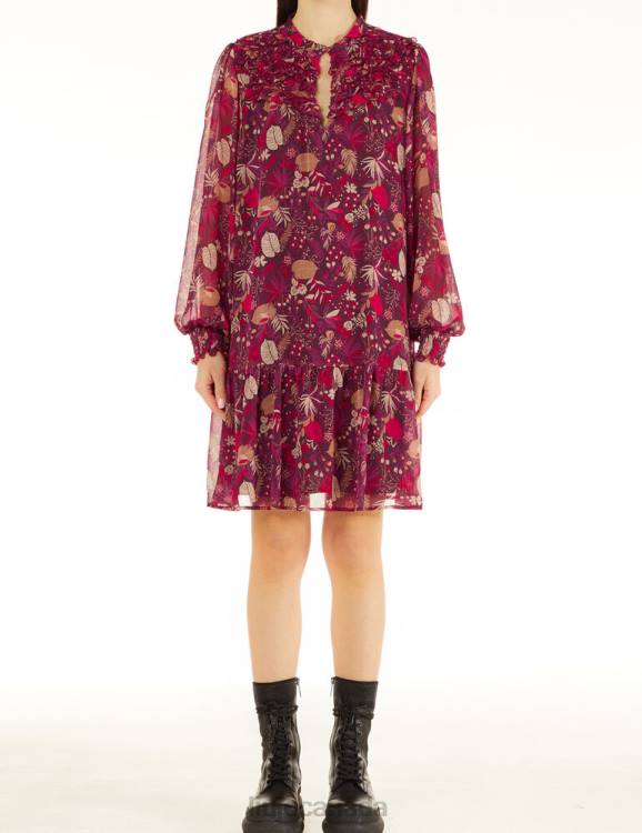 Clothing Liu Jo Floral Crepon Dress Women F6062593