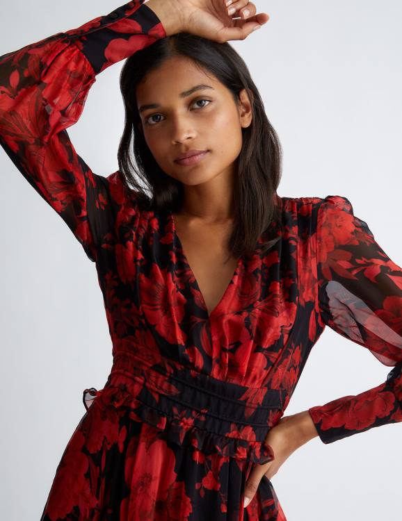 Clothing Liu Jo Floral Formal Dress Women F606509