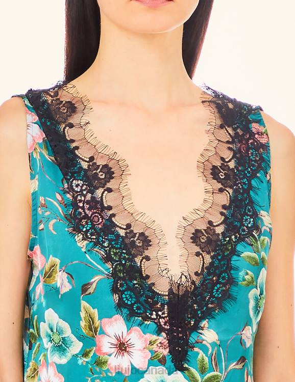 Clothing Liu Jo Floral Petticoat With Lace Women F6062497