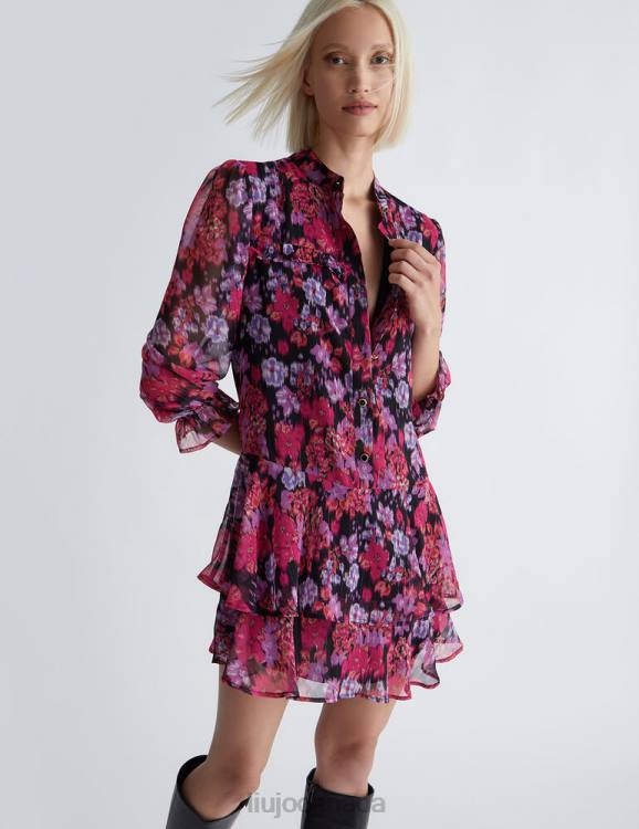 Clothing Liu Jo Floral Shirt Dress Women F60669