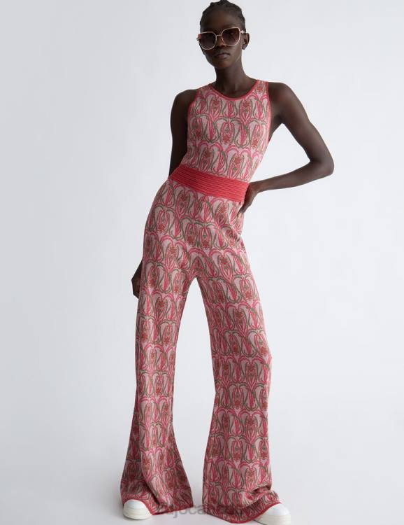 Clothing Liu Jo Jacquard Floral Jumpsuit Women F606413