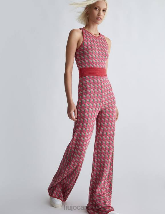 Clothing Liu Jo Jacquard Knit Jumpsuit Women F606430