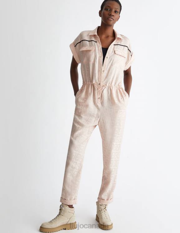 Clothing Liu Jo Jacquard Satin Jumpsuit Women F6061092