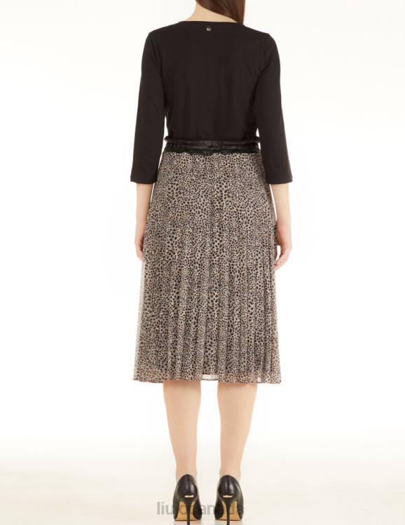 Clothing Liu Jo Jersey And Georgette Dress Women F6062823