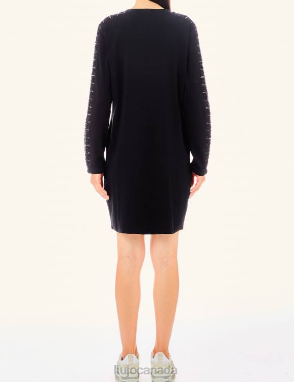 Clothing Liu Jo Jersey Dress With Check Motif Women F6062773