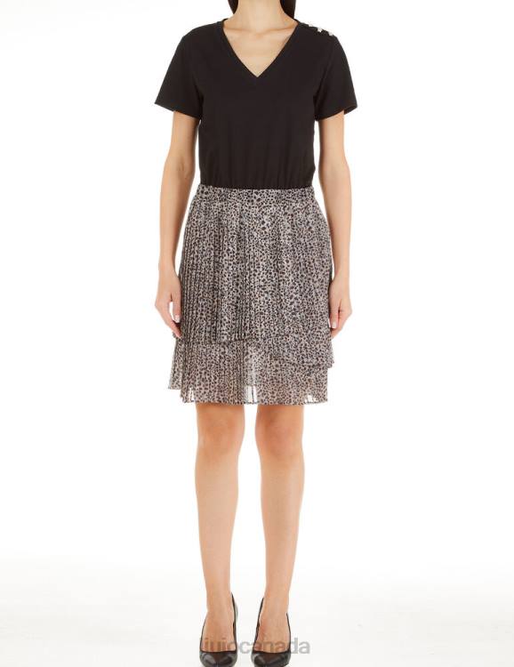 Clothing Liu Jo Jersey Dress With Stars Women F6062480