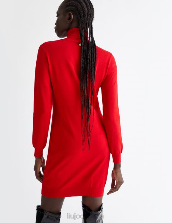 Clothing Liu Jo Knit Dress With Jewel Embroidery Women F606549