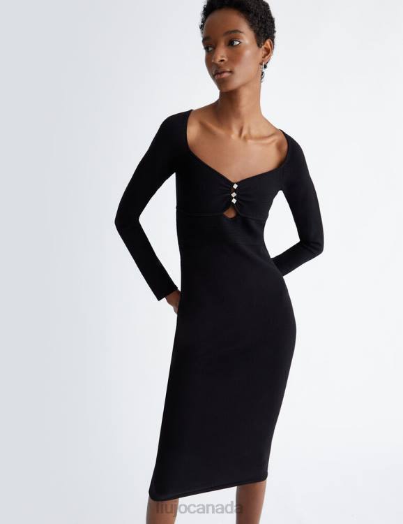 Clothing Liu Jo Knit Formal Dress Women F606908