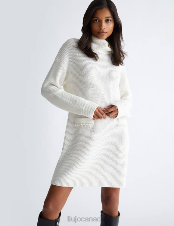 Clothing Liu Jo Knitted Dress With Pearls Women F606520