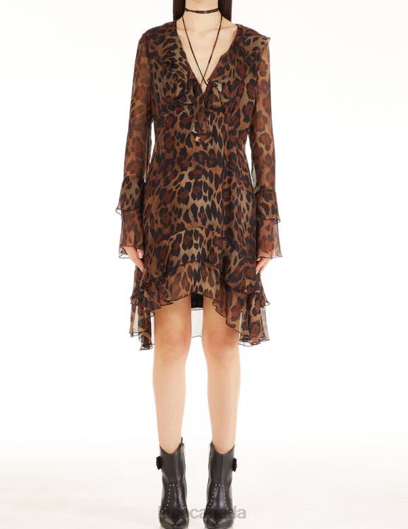 Clothing Liu Jo Printed Chiffon Cocktail Dress Women F6062526