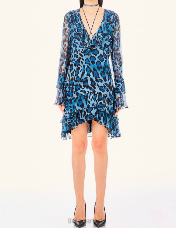 Clothing Liu Jo Printed Chiffon Cocktail Dress Women F6062599