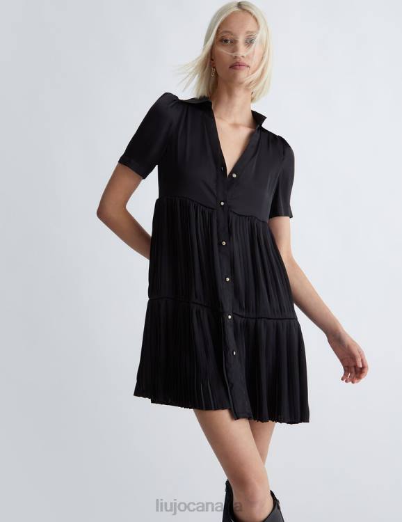 Clothing Liu Jo Satin Shirt Dress Women F606101