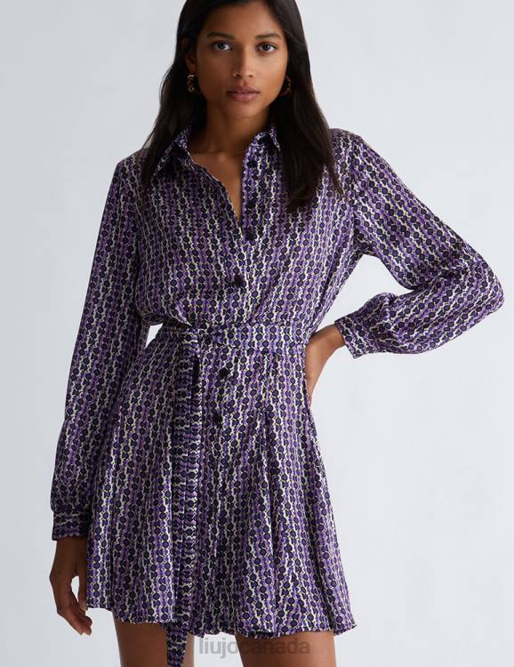Clothing Liu Jo Satin Shirt Dress Women F606186