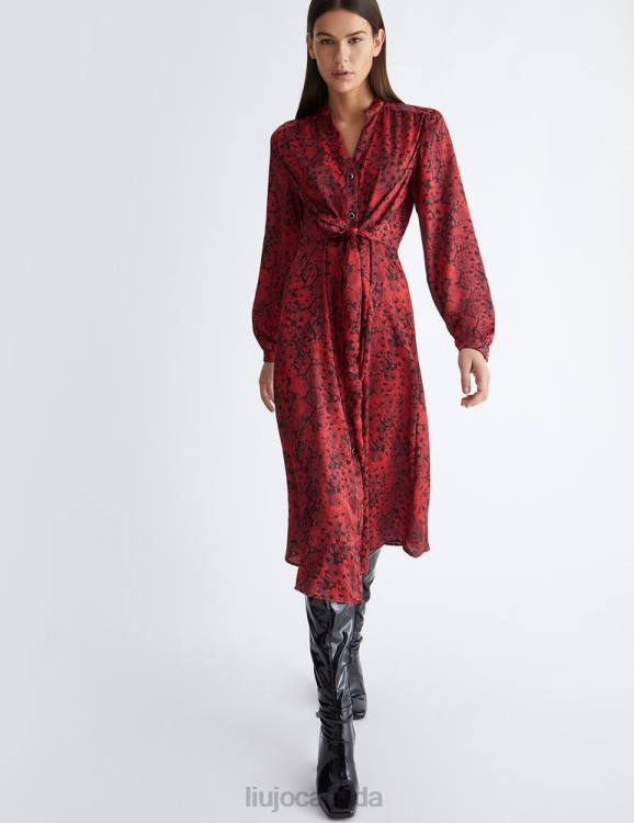 Clothing Liu Jo Satin Shirt Dress Women F606706