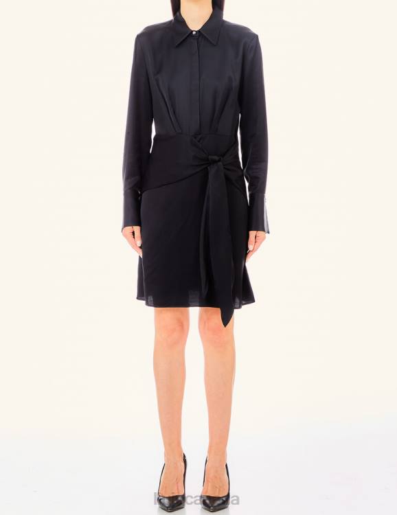 Clothing Liu Jo Shirt Dress With Bow Women F6062521