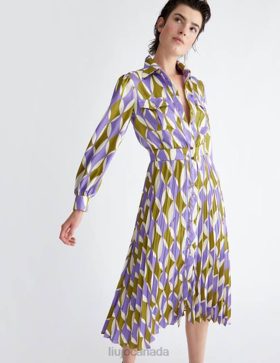 Clothing Liu Jo Shirt Dress With Print Women F606918
