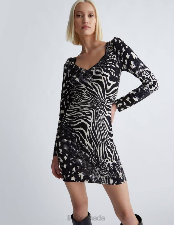 Clothing Liu Jo Short Animal-Print Dress Women F606685