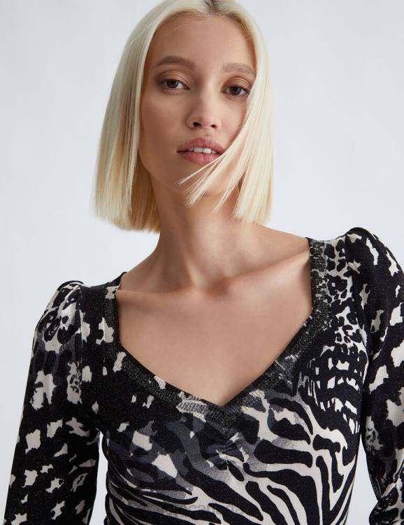 Clothing Liu Jo Short Animal-Print Dress Women F606685