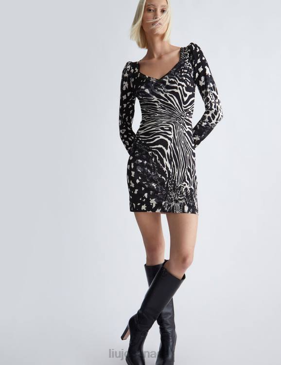 Clothing Liu Jo Short Animal-Print Dress Women F606685