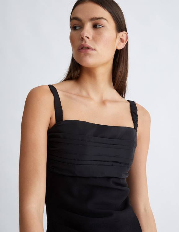 Clothing Liu Jo Short Black Dress With Drape Women F6061035