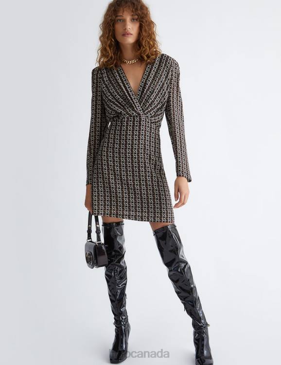 Clothing Liu Jo Short Pure Silk Dress Women F606763