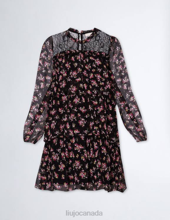 Clothing Liu Jo Short Silk Blend Dress Women F60644