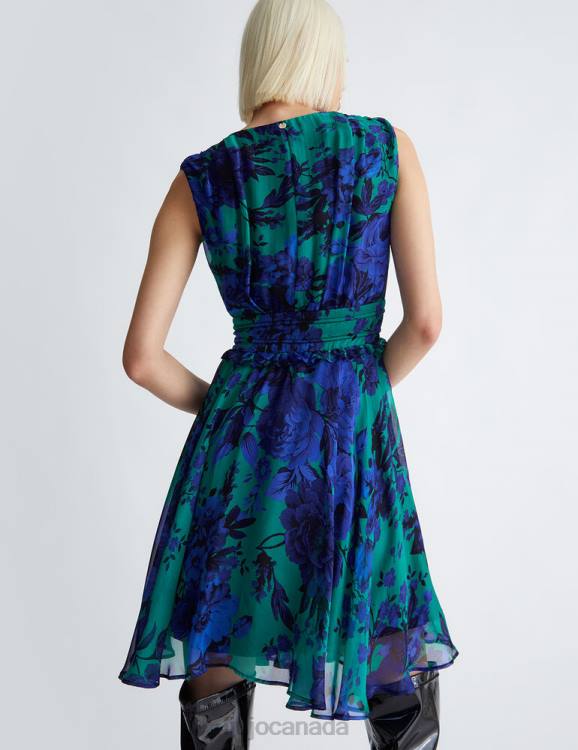 Clothing Liu Jo Silk Blend Floral Dress Women F606268