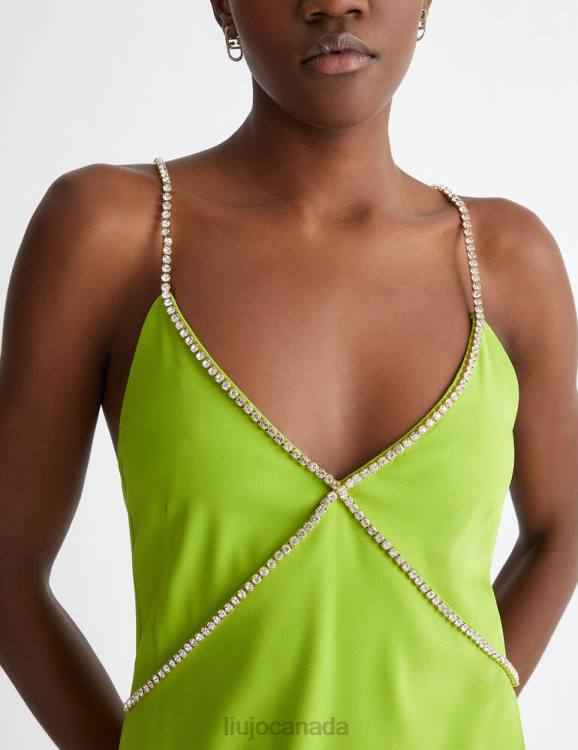Clothing Liu Jo Smart Dress With Bejewelled Straps Women F6061137