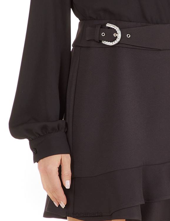 Clothing Liu Jo Stretch Fabric Dress With Buckle Women F6062498
